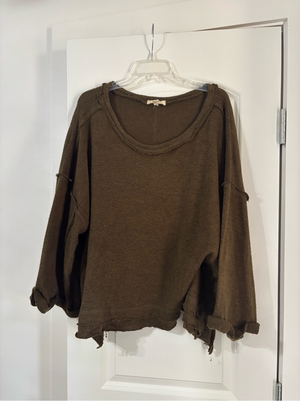 Dark green/brownish Distressed Sweater